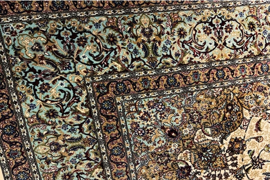 Double knotted Top quality silk Carpet Persian Qom