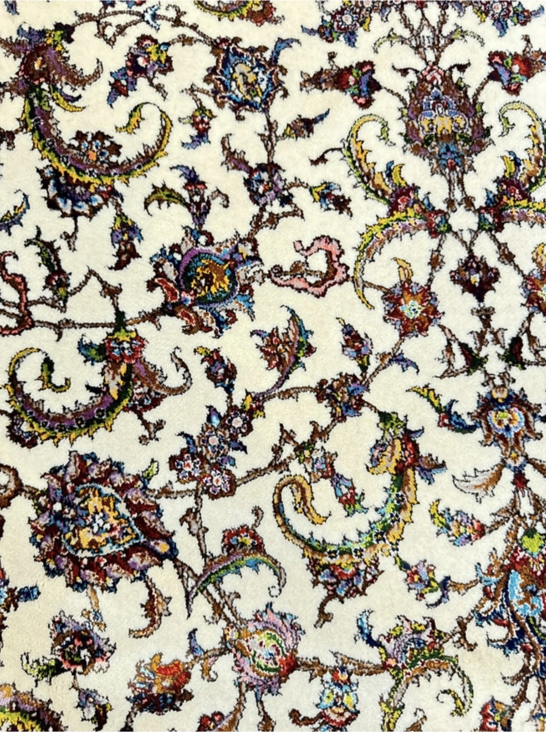 Silk and Wool Iran Tabriz Double knotted top quality Carpet Persian Design