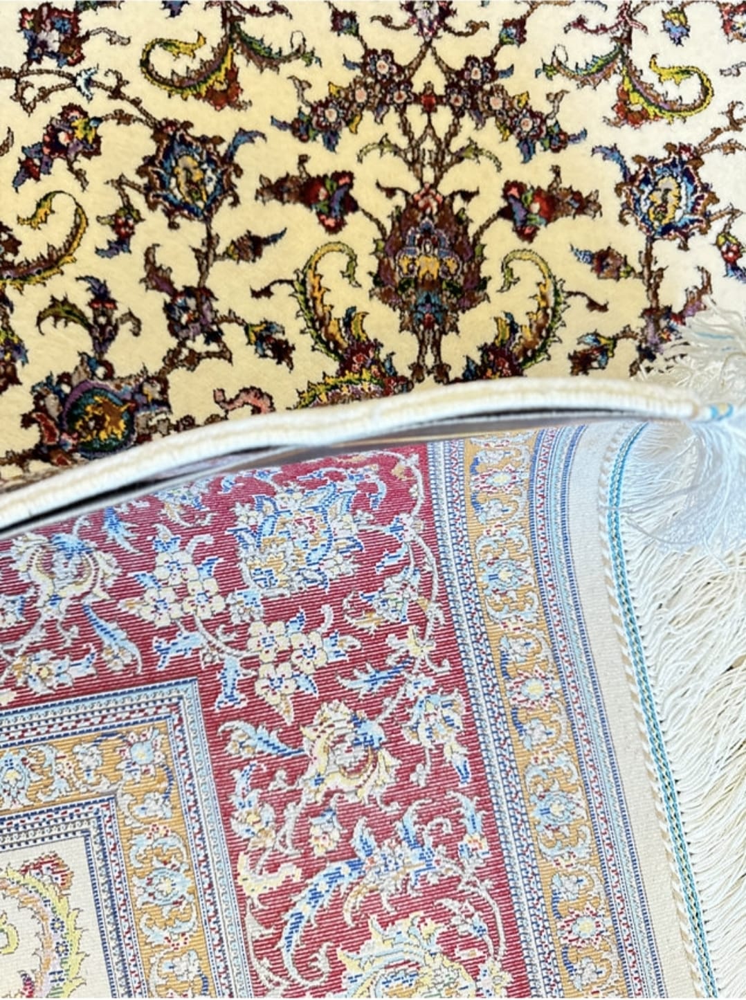 Silk and Wool Iran Tabriz Double knotted top quality Carpet Persian Design