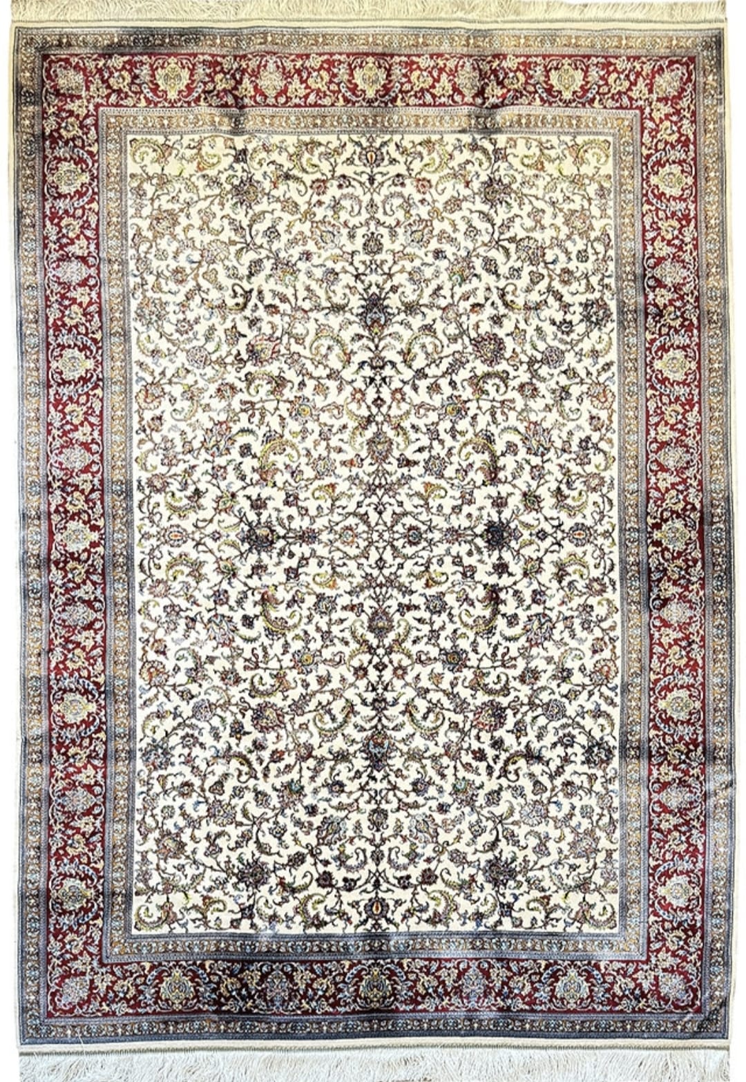 Silk and Wool Iran Tabriz Double knotted top quality Carpet Persian Design