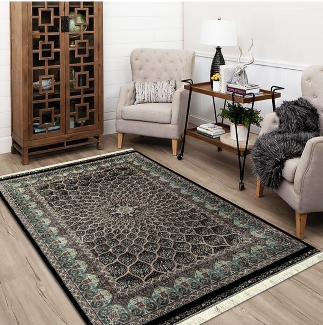 Persian Qom Double knotted Top quality silk Carpet