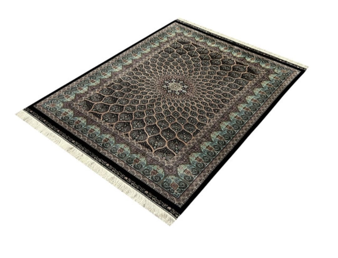 Persian Qom Double knotted Top quality silk Carpet