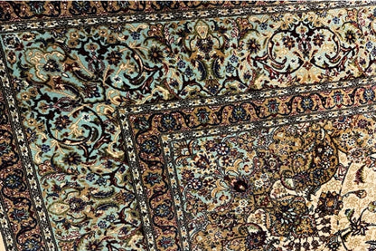 Double knotted Top quality silk Carpet Persian Qom