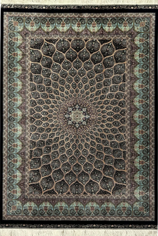Persian Qom Double knotted Top quality silk Carpet