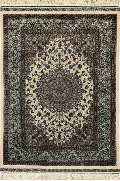 Double knotted Top quality silk Carpet Persian Qom